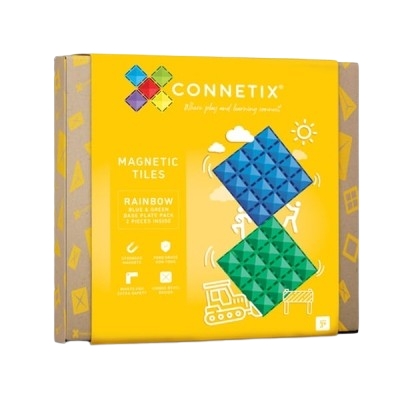Rainbow Blue & Green Base Plate 2ks