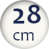 28 cm