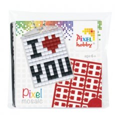 Medailón I love you Pixel
