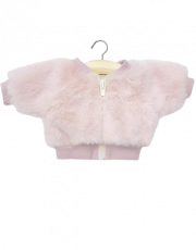 Bunda z umelej kožušiny Louison Rabbit pink