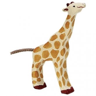 Drevená postavička Malá žirafa mláďatko