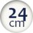 24 cm