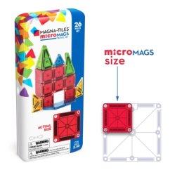 Magnetická stavebnica microMAGS Travel Set 26ks