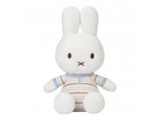 Zajačik Miffy plyšový Vintage Prúžky 35cm