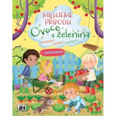 Kniha so samolepkami Milujeme přírodu Ovoce a zelenina