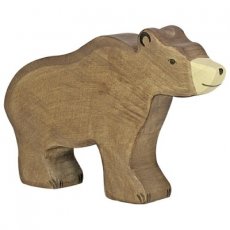 Drevená postavička Medved hnedý