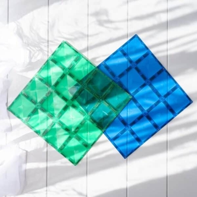 Rainbow Blue & Green Base Plate 2ks