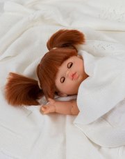 Žmurkajúca bábika Gabrielle - hnedé oči