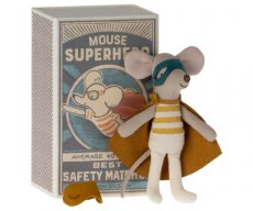Myška superhrdina Malý brat v škatuľke od zápaliek