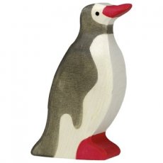 Drevená postavička Tučniak