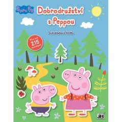 Dobrodružství s Peppou Samolepková knížka