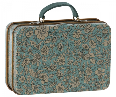 Kovový cestovný kufrík Blossom Blues