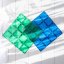 Rainbow Blue & Green Base Plate 2ks