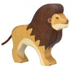 Drevená postavička Lev