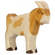 Drevená postavička Koza