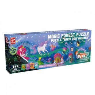 Metrové puzzle svietiaci Magický les
