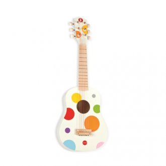 Drevená gitara Confetti s reálnym zvukom