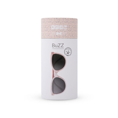 Slnečné okuliare BuZZ CraZyg-Zag Pink glitter zrkadlovky