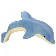 Drevená postavička Skákajúci delfín