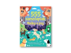 555 samolepiek - Mačky a psy