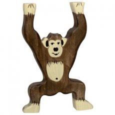 Drevená postavička Opica
